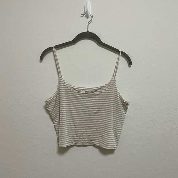 NWTs Nordstrom BP Stripe Crop Top Size Large - Picture 1 of 5